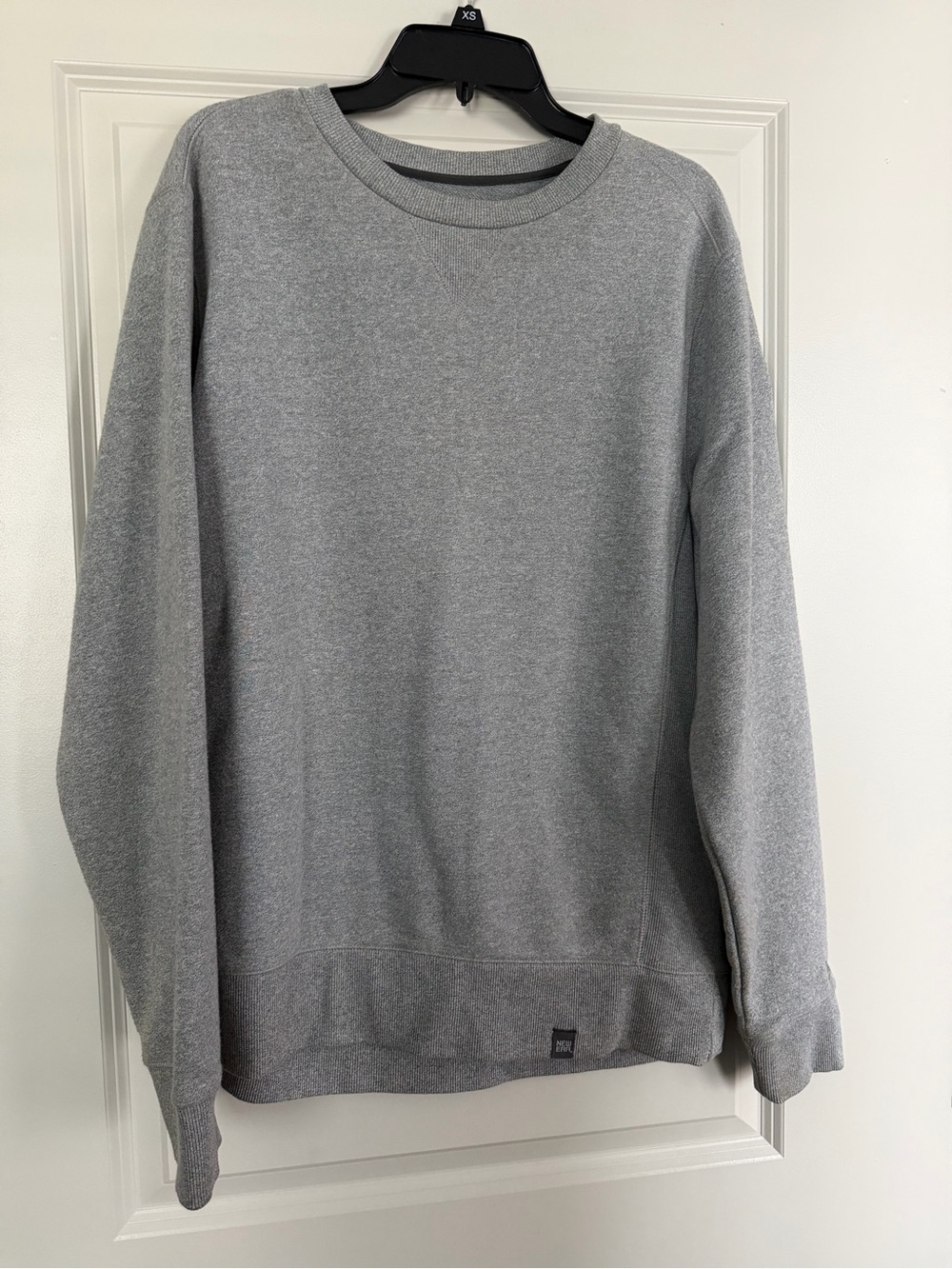 New Era Men's Gray Crewneck Sweatshirt